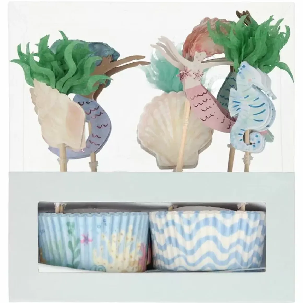 Cupcake Set Mermaid Tail Meri Meri