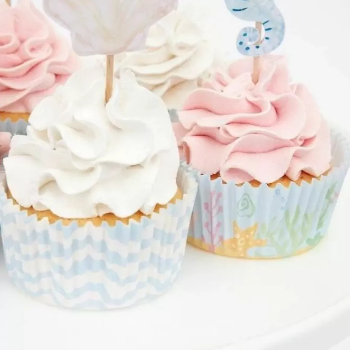 Cupcake Set Mermaid Tail Meri Meri