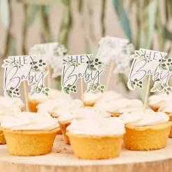 Cupcake Toppers Botanical Baby (12St) Ginger Ray