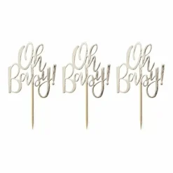 Cupcake Toppers (12St) Oh Baby! Ginger Ray
