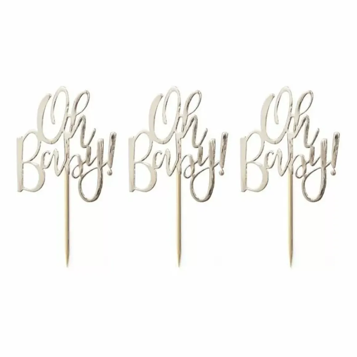 Cupcake Toppers (12St) Oh Baby! Ginger Ray