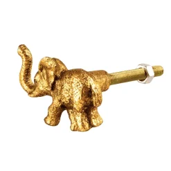 Deurknop Olifant Goud Sass & Belle