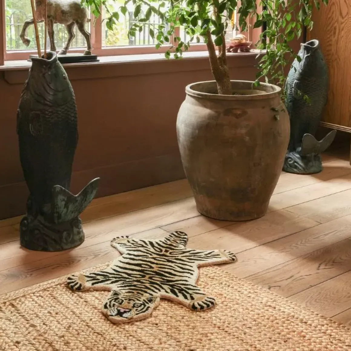 Doing Goods Vloerkleed Drowsy Tiger Klein