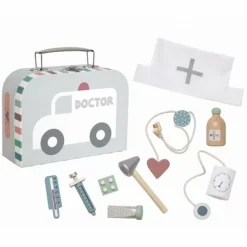 Dokterskoffertje Met Accessoires Grijs Jabadabado