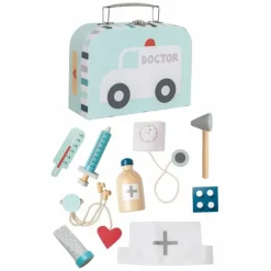 Dokterskoffertje Met Accessoires Grijs Jabadabado