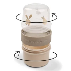 Done By Deer Beker + Snackbox 2 In 1 Birdee Sand