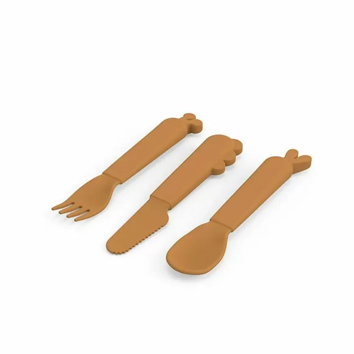 Done By Deer Bestekset Deer Friends Mustard