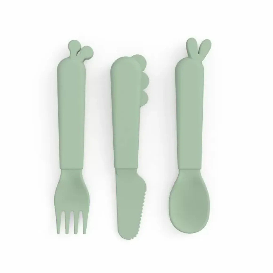 Done By Deer Bestekset Deer Friends Green