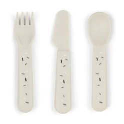 Done By Deer Besteksetje Confetti Zand