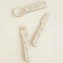 Done By Deer Besteksetje Confetti Zand