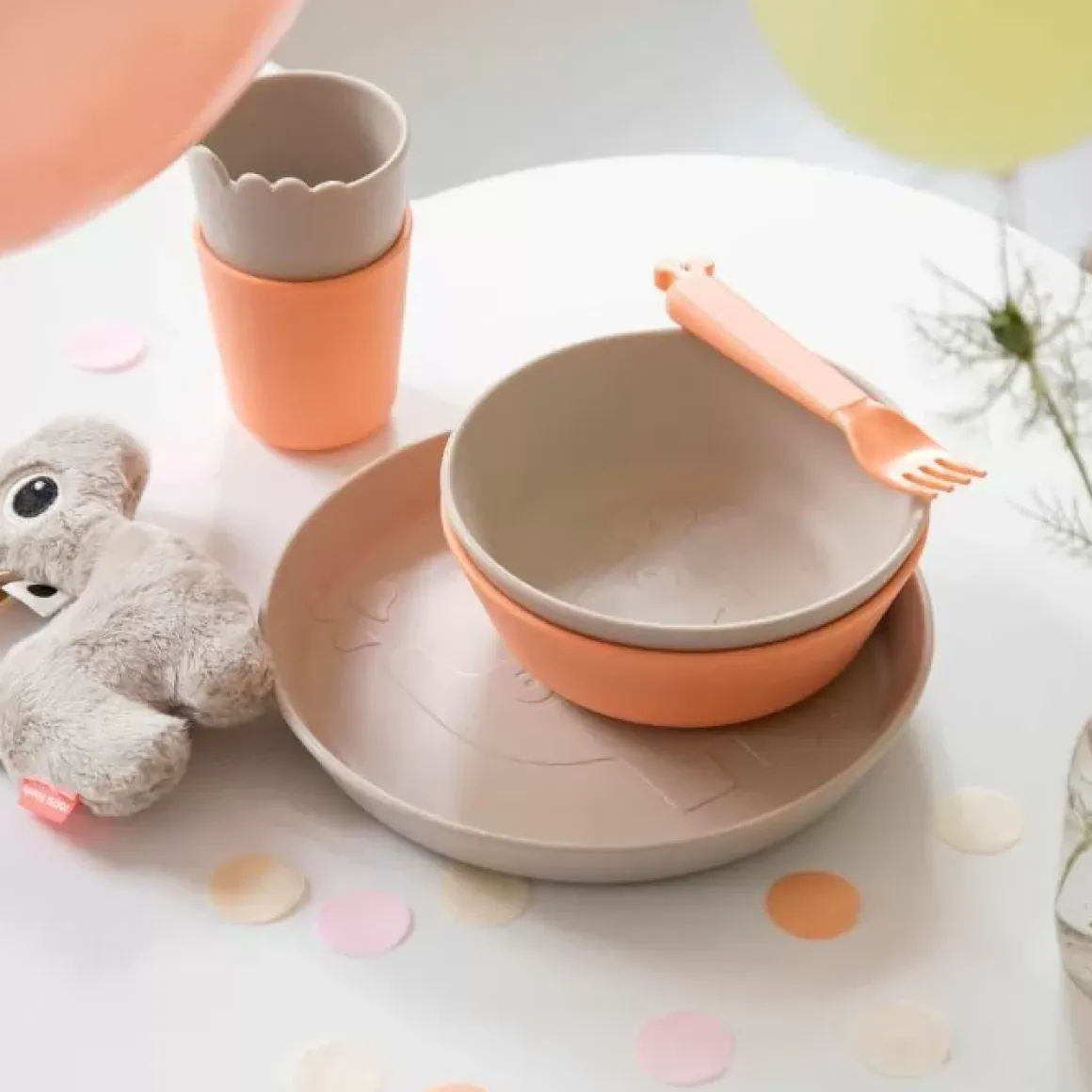 Done By Deer Kommen Kiddish Raffi Sand/Coral (2St)