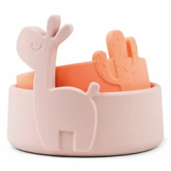 Done By Deer Siliconen Kommen (2St) Lalee Powder/Coral