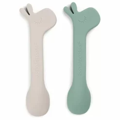 Done By Deer Siliconen Lepels (2St) Lalee Green