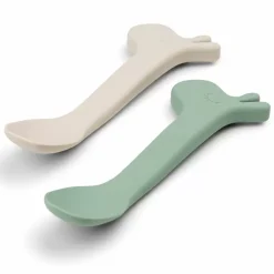 Done By Deer Siliconen Lepels (2St) Lalee Green