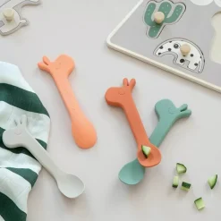 Done By Deer Siliconen Lepels (2St) Lalee Green