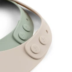 Done By Deer Siliconen Slabben Lalee Zand/Groen (2St)