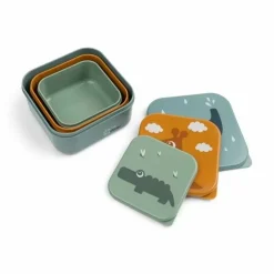 Done By Deer Snackbox Set Deer Friends Blue Mix (3St)