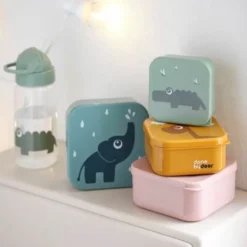 Done By Deer Snackbox Set Deer Friends Blue Mix (3St)