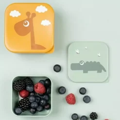 Done By Deer Snackbox Set Deer Friends Blue Mix (3St)