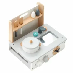 Draagbaar Houten Keukentje Naturel-Wit Kids Concept