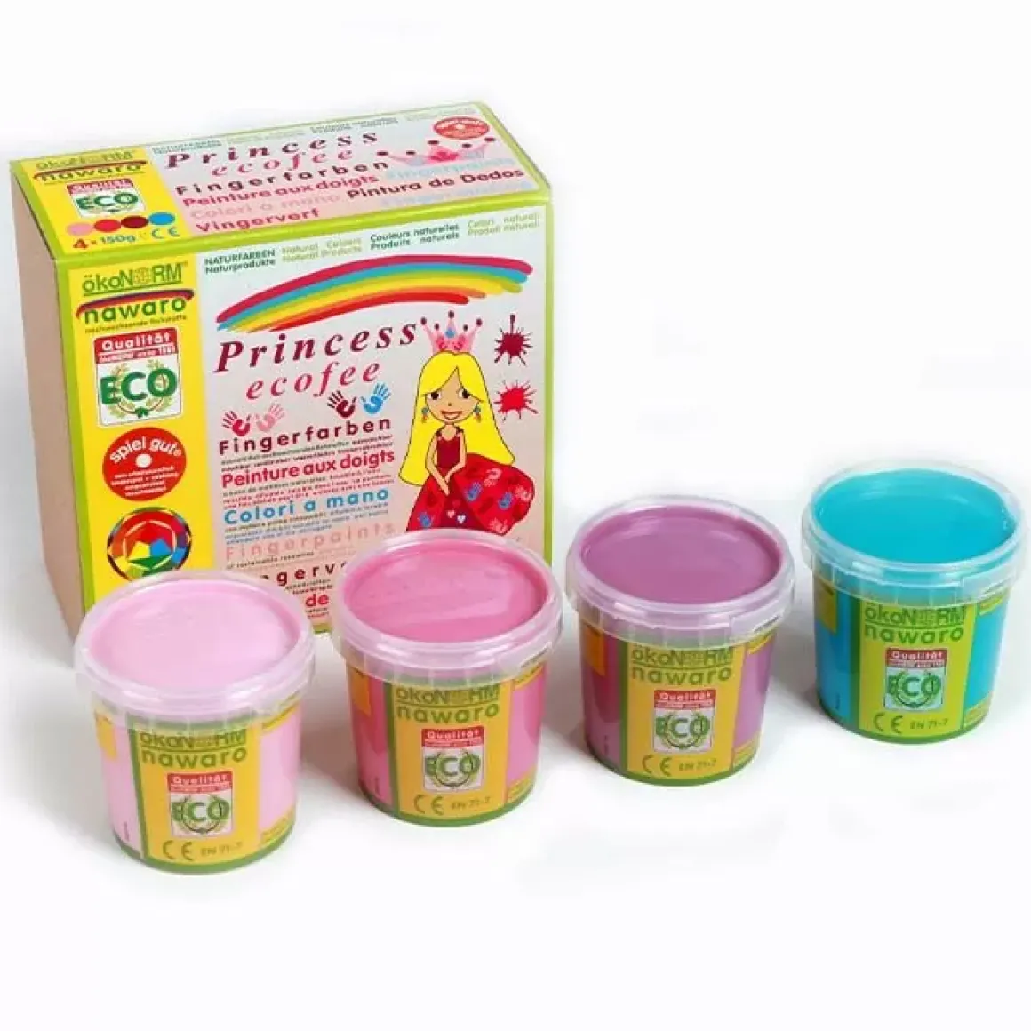 Ecologische Vingerverf Ecofee (4St) Okonorm