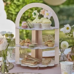 Etagere Birthday Bloom Ginger Ray - Vrolijk En Herbruikbaar