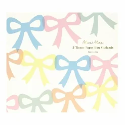 Feestelijke Pastel Strikkenslinger 3M Van Meri Meri (3St)