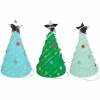 Feesthoedjes Fringed Christmas Trees (6St) Meri Meri