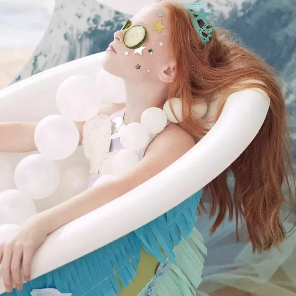 Feestkroontjes Mermaid Tail (8St) Meri Meri