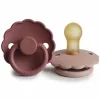 Frigg Fopspenen Latex Set Daisy Baby Blush/Woodchuck (2St)
