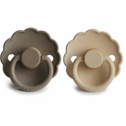 Frigg Fopspenen Set Latex Daisy Croissant/Portobello
