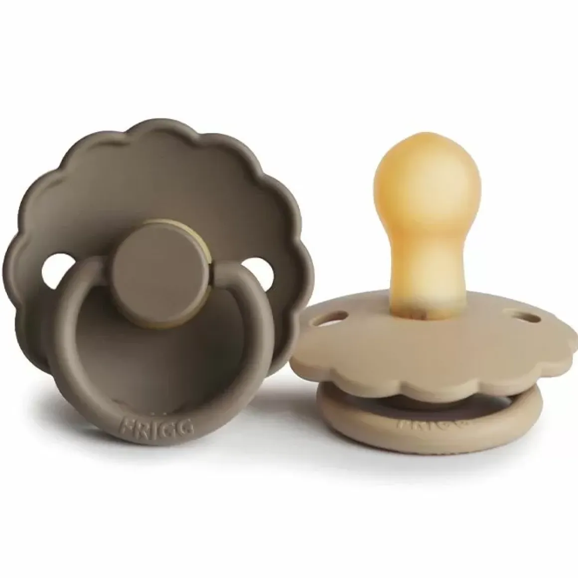 Frigg Fopspenen Set Latex Daisy Croissant/Portobello