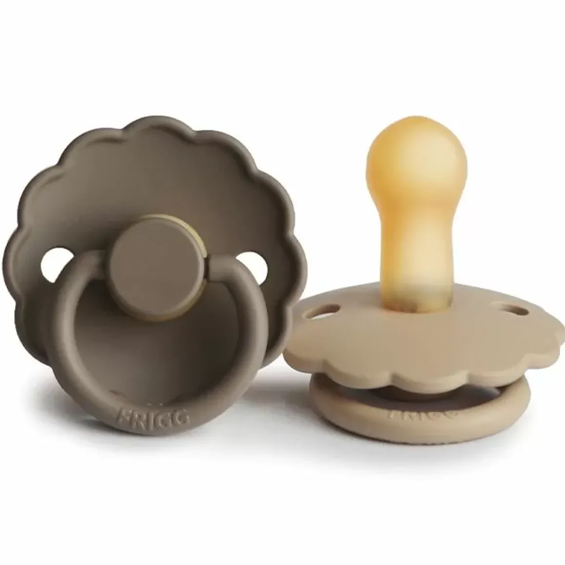 Frigg Fopspenen Set Latex Daisy Croissant/Portobello