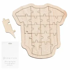 Gastenboek Houten Puzzel Romper Botanical Baby Ginger Ray