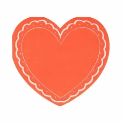 Gebaksservetten Lacy Heart (16St) Meri Meri