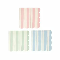 Gebaksservetten Ticking Stripe (16St) Meri Meri