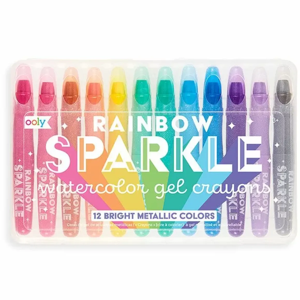 Gelkrijtjes Rainbow Sparkle (12St) Ooly