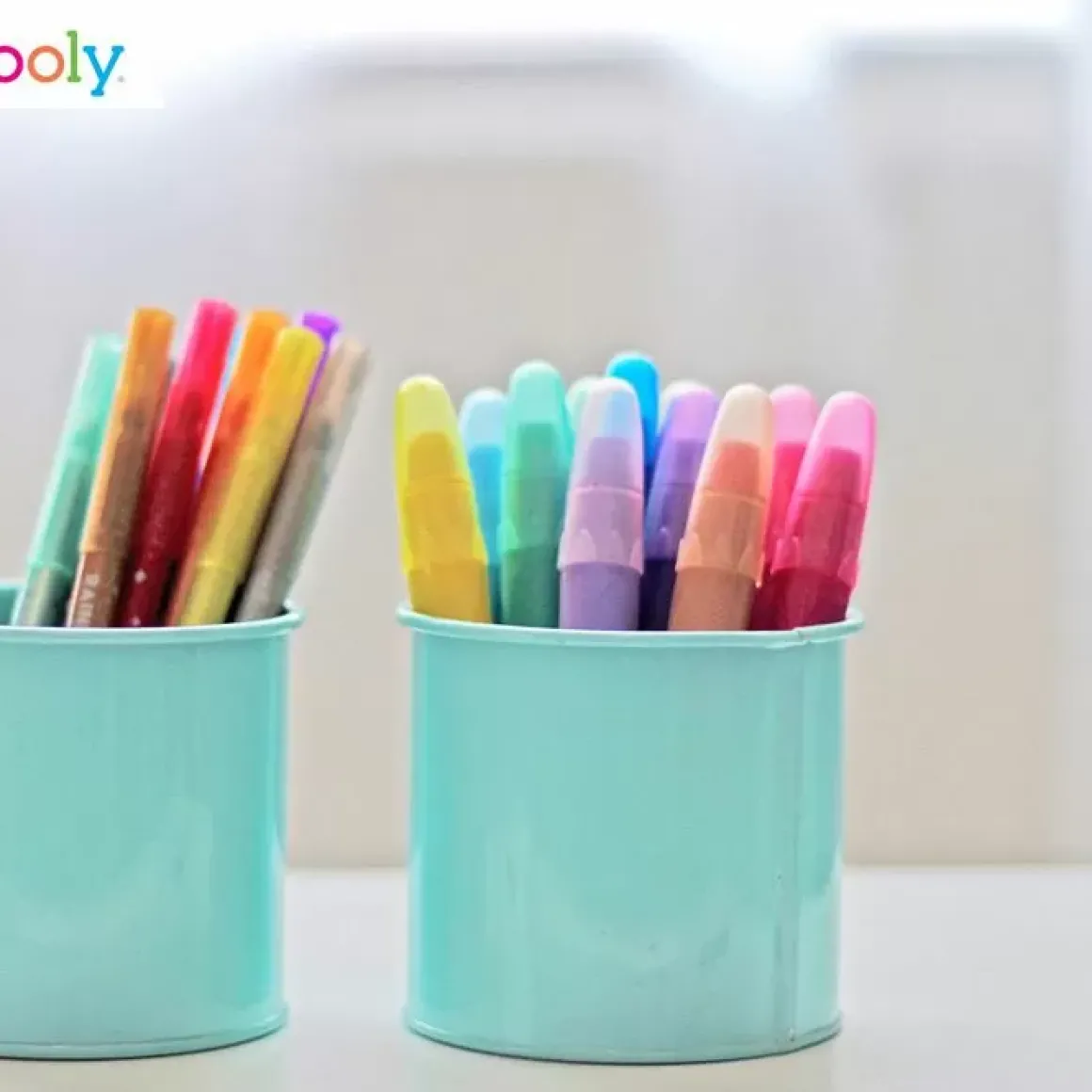 Gelkrijtjes Rainbow Sparkle (12St) Ooly