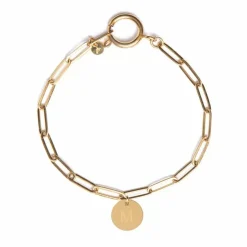 Gepersonaliseerde Armband 1 Letterbedel Madam The Label
