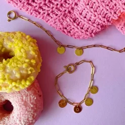 Gepersonaliseerde Armband 3 Letterbedels Madam The Label