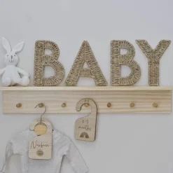 Gevlochten Decoratieletters Baby Hello Baby Ginger Ray