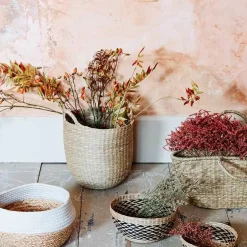 Gevlochten Opbergmand Zeegras Sass & Belle