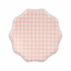Gingham Pastel Gebaksbordjes Van Meri Meri (12 Stuks)