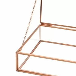 Glazen Bewaardoosje Rosegoud