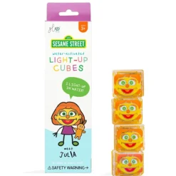 Glo Pals Light Up Cubes Sesamstraat Julia Oranje