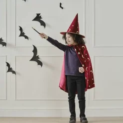 Goochelaarshoed Velvet Rood Ginger Ray