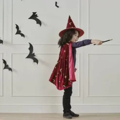 Goochelaarshoed Velvet Rood Ginger Ray