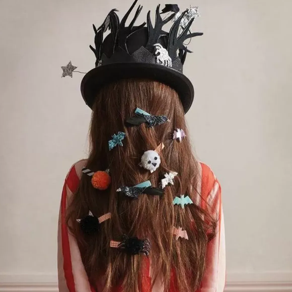 Haarclipjes Bat (6St) Meri Meri