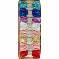 Haarstrikjes Glimmend (8St) Meri Meri