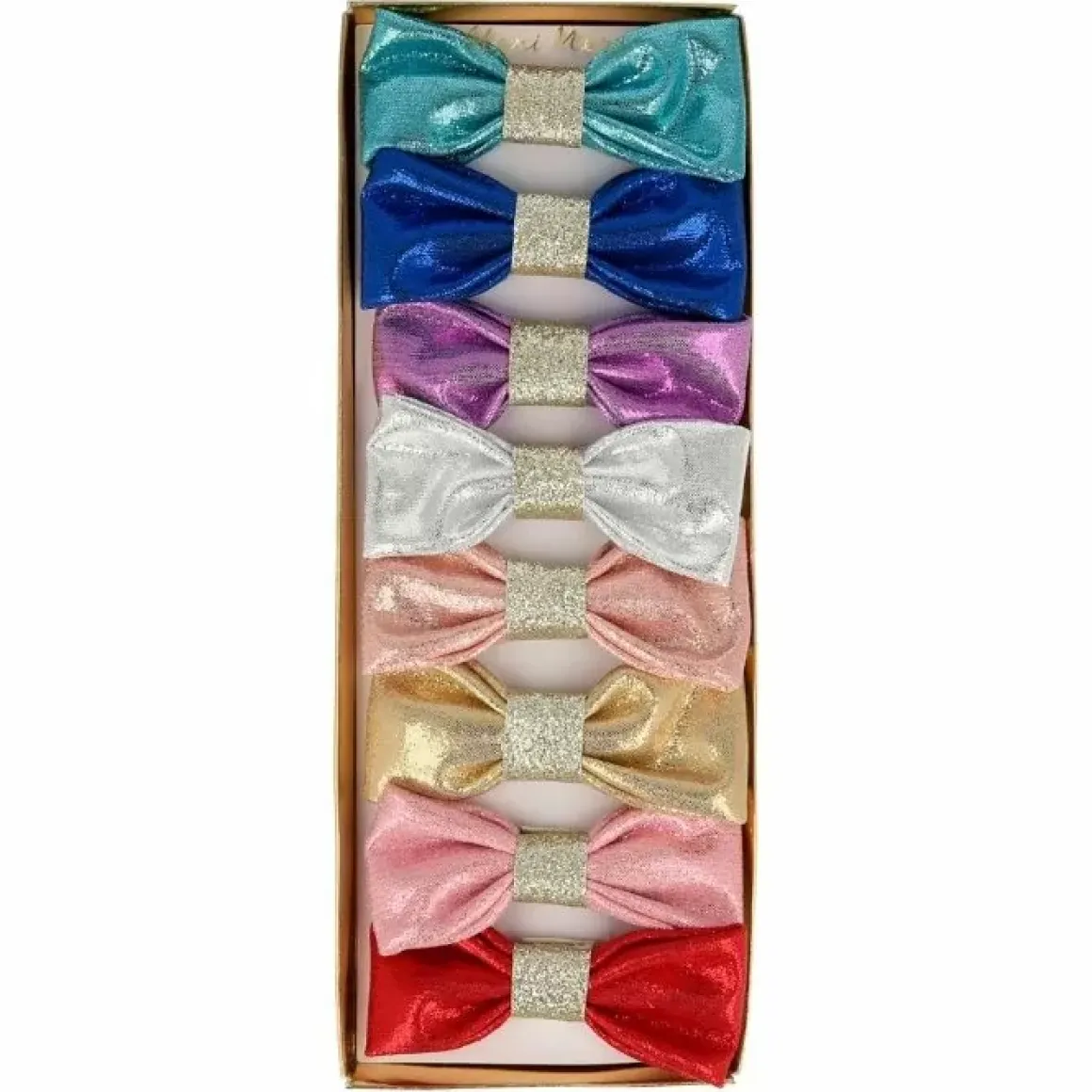 Haarstrikjes Glimmend (8St) Meri Meri